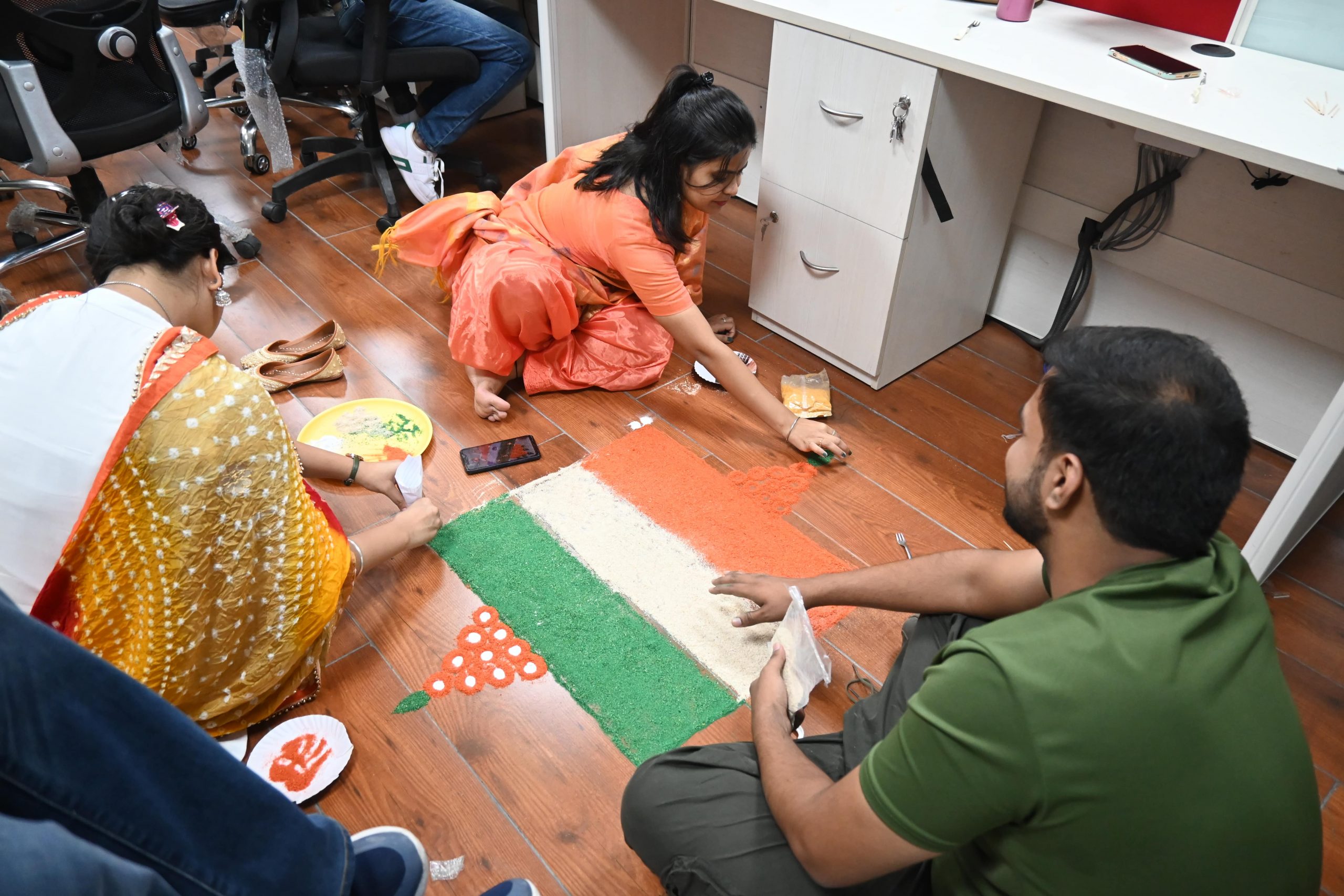 Independence Day Rangoli - RedBlink