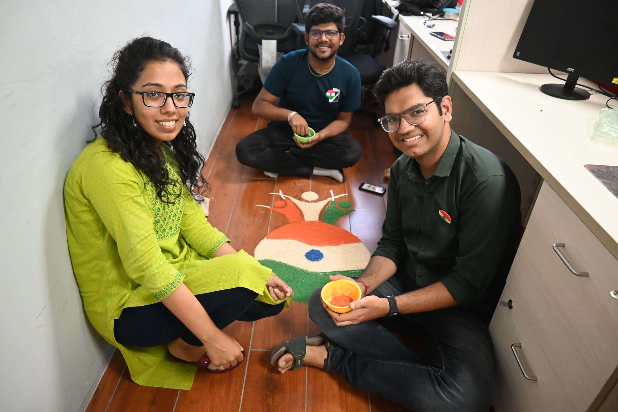 Independence Day Rangoli - RedBlink