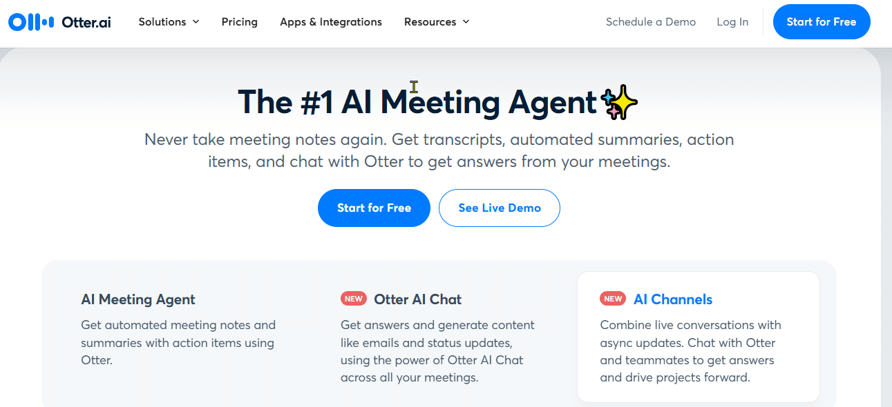 Otter.AI - AI Meeting Note Taker & Real-time AI Transcription